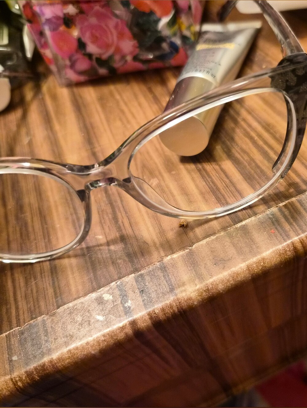 Clear Round Reading Glasses -